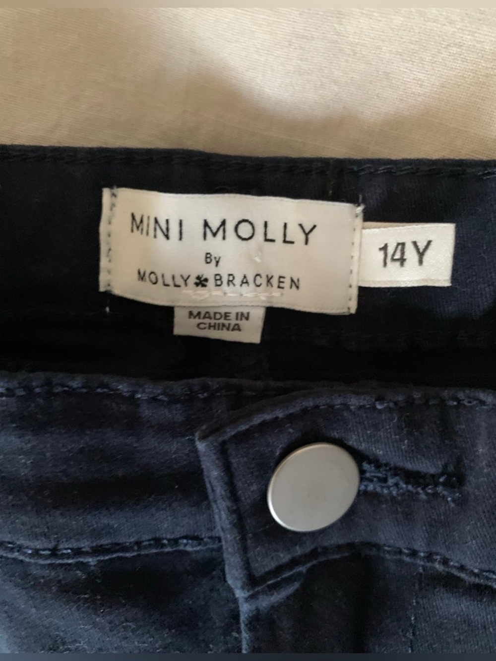 Molly Bracken Mini Molly Dark Navy Skinny Jeans - Picture 3 of 3